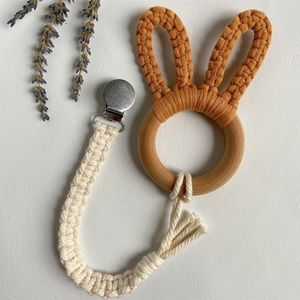 Yellow bunny teether and baby toy